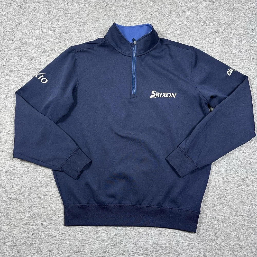 Fairway & Greene F&G Tech Pullover Men Medium Blue Srixon Cleveland Golf Stretch